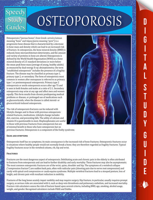 Osteoporosis, Speedy Publishing
