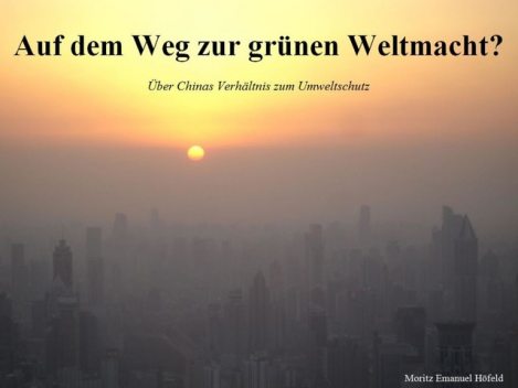 Auf dem Weg zur grünen Weltmacht, Moritz Höfeld