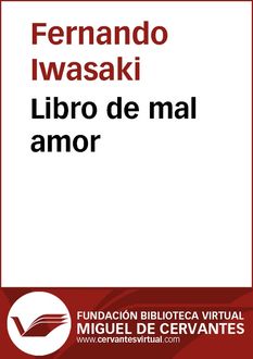 Libro de mal amor, Fernando Iwasaki