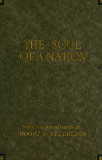The Soul of a Nation, Philip Gibbs