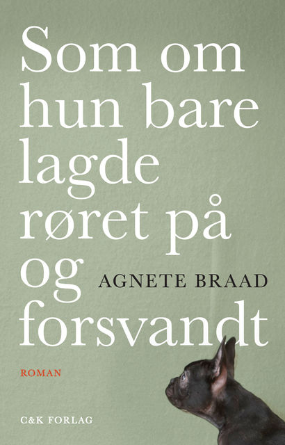 Som om hun bare lagde røret på og forsvandt, Agnete Braad