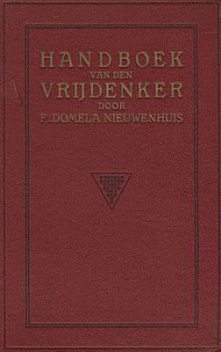 Handboek van den vrijdenker, Ferdinand Domela Nieuwenhuis