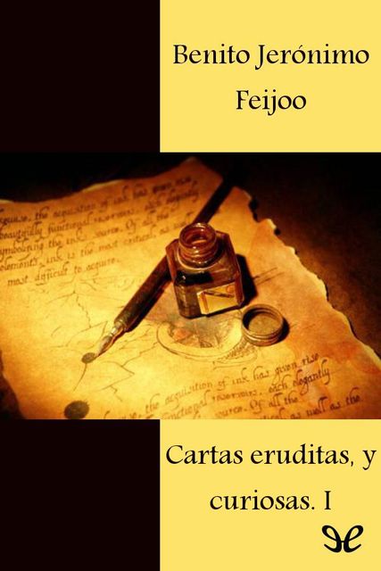 Cartas eruditas, y curiosas, Benito Jerónimo Feijoo
