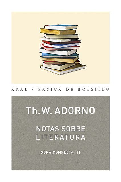 Notas sobre literatura, Theodor W.Adorno