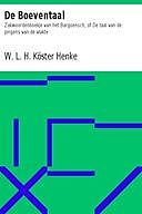 De Boeventaal Zakwoordenboekje van het Bargoensch, of De taal van de jongens van de vlakte, W.L. H Köster Henke