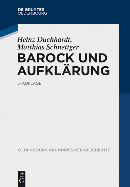 Barock und Aufklärung, Heinz Duchhardt, Matthias Schnettger
