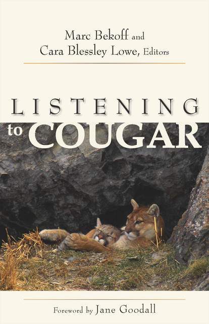 Listening to Cougar, Jane Goodall