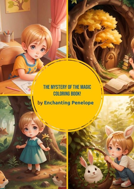 The mystery of the magic coloring book, Penelope Enchanting