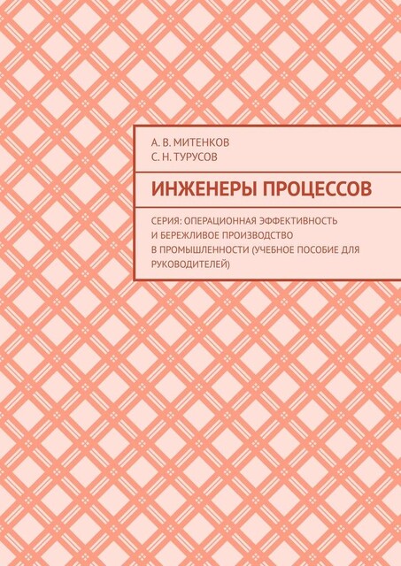 Инженеры процессов. Серия: Операционная эффективность и бережливое производство в промышленности (учебное пособие для руководителей), А.В. Митенков, С.Н. Турусов