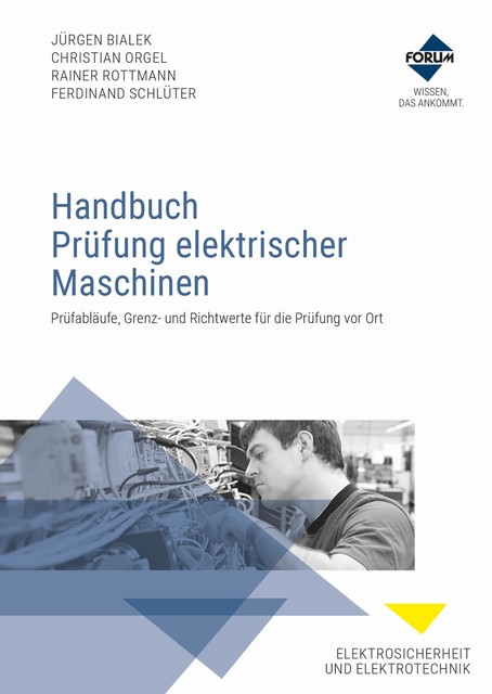 Handbuch Prüfung elektrischer Maschinen, Christian Orgel, Rainer Rottmann, Ferdinand Schlüter, Jürgen Bialek
