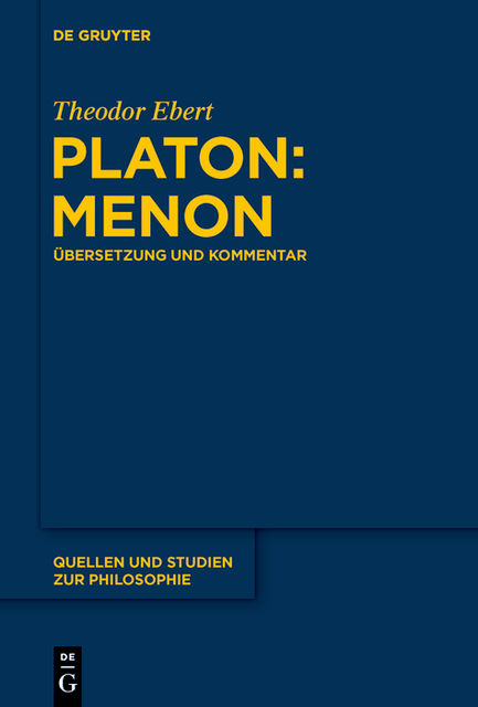 Platon: Menon, Theodor Ebert