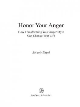 Honor Your Anger, Beverly Engel