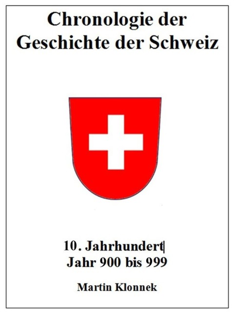 Chronologie Schweiz 10, Martin Klonnek