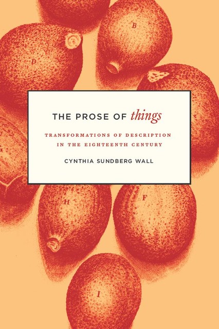 The Prose of Things, Cynthia Sundberg Wall