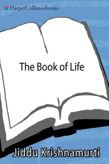 The Book of Life, Jiddu Krishnamurti
