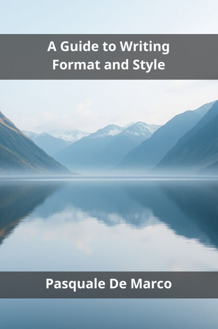 A Guide to Writing Format and Style, Pasquale De Marco