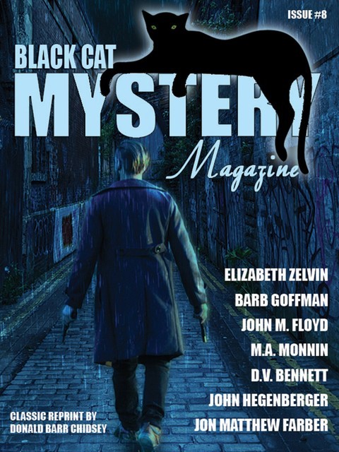 Black Cat Mystery Magazine #8, Barb Goffman, John Floyd, John Hegenberger, Elizabeth Zavin