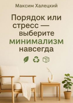 Порядок или стресс — выберите минимализм навсегда, Максим Халецкий