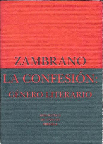 La confesión, María Zambrano