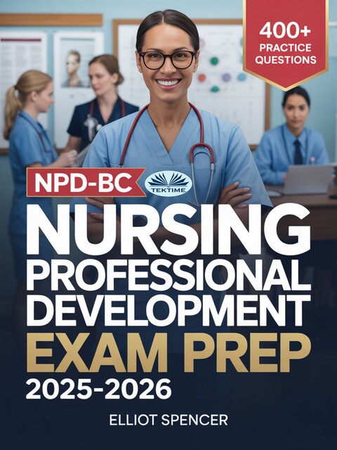 NPD-BC Nursing Professional Development Exam Prep 2025–2026-Study Guide With 400+ Practice Tests, Full-Length Exams, Strategies & Tips To Pass On Your First Try, Elliot Spencer