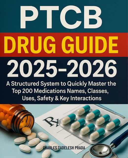 PTCB Drug Guide 2025–2026, Charles Tadelesh Prada