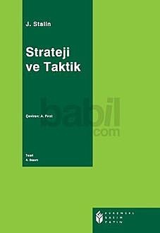 Strateji ve Taktik, Josef V. Stalin