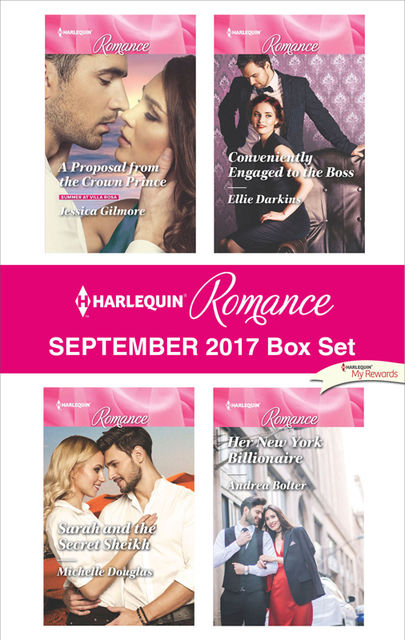 Harlequin Romance September 2017 Box Set, Michelle Douglas, Jessica Gilmore, Ellie Darkins, Andrea Bolter