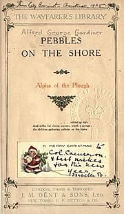 Pebbles on the shore by Alpha of the Plough, Alfred George Gardiner