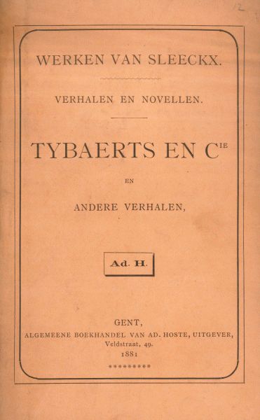 Tybaerts en Cie, Domien Sleeckx