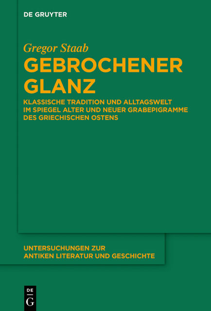 Gebrochener Glanz, Gregor Staab