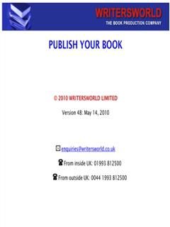 How To Publish Your Book, Graham Cook