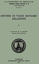 Coyotes in Their Economic Relations, David Lantz
