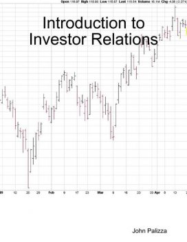 Introduction to Investor Relations, John Palizza