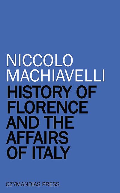 The History of Florence, Niccolò Machiavelli