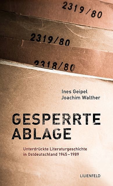 Gesperrte Ablage, Joachim Walther, Ines Geipel