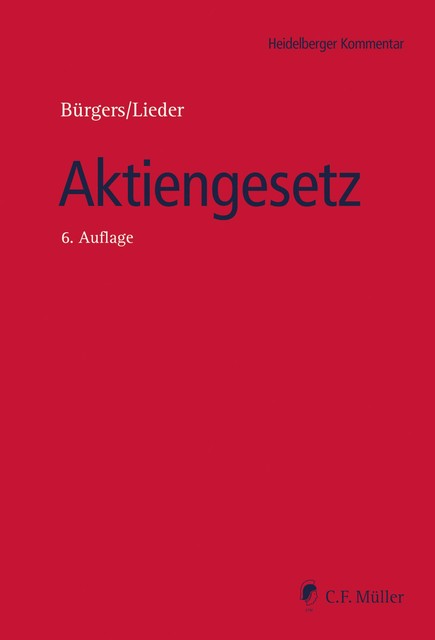 Aktiengesetz, Sebastian Fischer, Thomas Schulz, Florian Becker, Marc Deckers, Peter Hemeling, Thomas Förl, Timo Holzborn, Tobias Bürgers, Torsten Fett, Christian Pelz, Carsten König, Ingo Theusinger, Jan Lieder, Laurenz Wieneke, Markus Stadler, Philipp-Alexander Göz