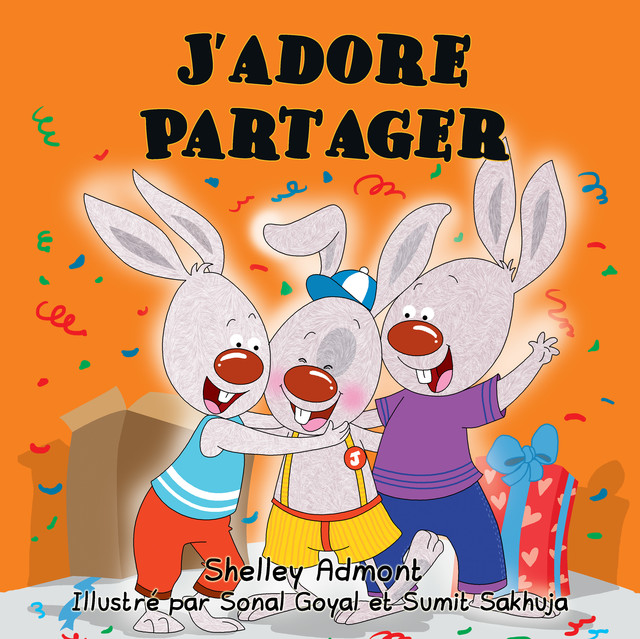 J’adore Partager, KidKiddos Books, Shelley Admont