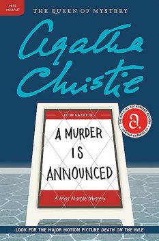 A Murder Is Announced, Agatha Christie