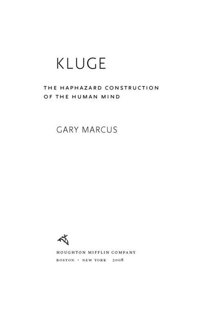 Kluge, Gary Marcus