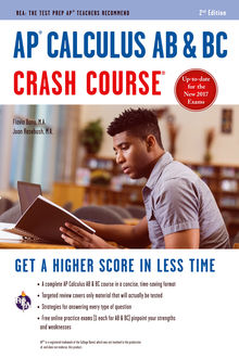 AP® Calculus AB & BC Crash Course Book + Online, J. Rosebush