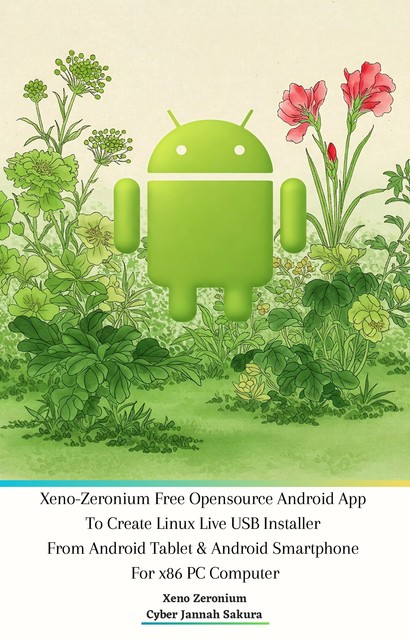 Xeno Zeronium Free Opensource Android App To Create Linux Live USB Installer From Android Tablet & Android Smartphone For x86 PC Computer, Cyber Jannah Sakura, Xeno Zeronium