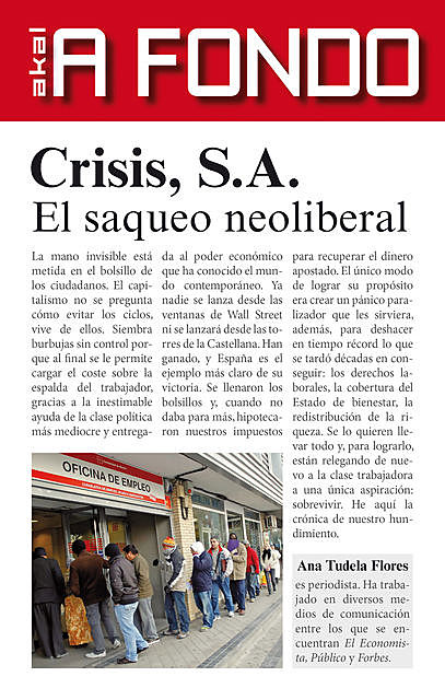 Crisis S.A, Ana Tudela Flores