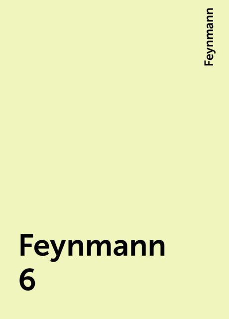 Feynmann 6, Feynmann