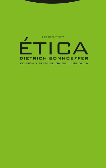 Ética, Dietrich Bonhoeffer