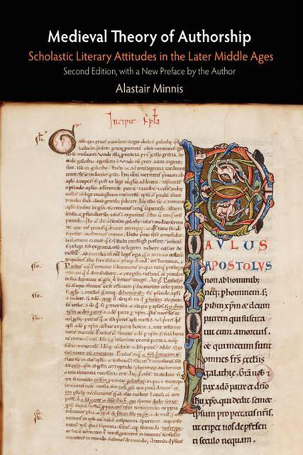 Medieval Theory of Authorship, Alastair Minnis