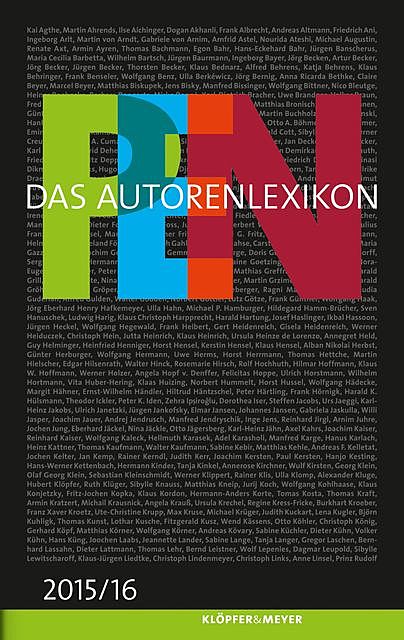 PEN Das Autorenlexikon 2015 / 16, Rudi Schweikert