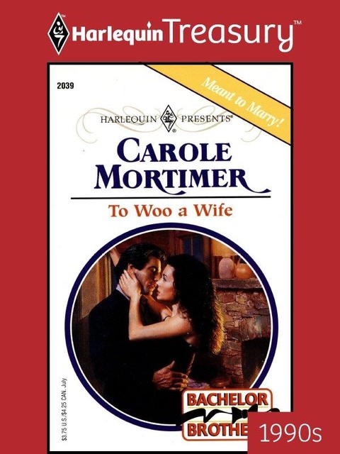 To Woo A Wife, Carole Mortimer