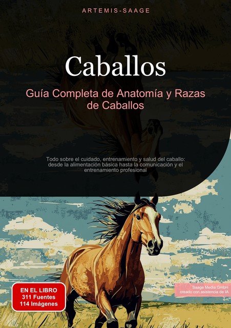 Caballos: Guía Completa de Anatomía y Razas de Caballos, Artemis Saage