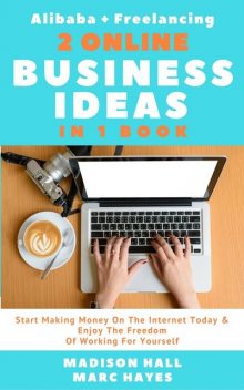 2 Online Business Ideas In 1 Book: Start Making Money On The Internet Today & Enjoy The Freedom Of Working For Yourself (Alibaba + Freelancing), Madison Hall