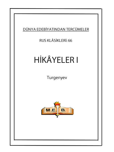 Hikayeler I, Turgenyev
